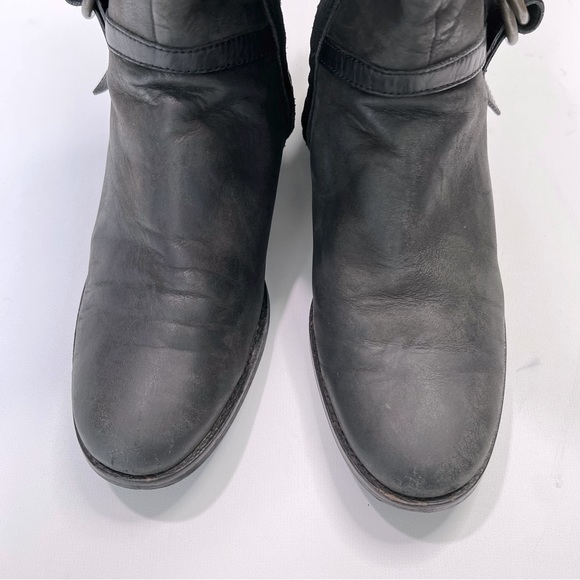 Cole Haan x Nike Air Liberty Distressed Leather Riding Boots - Picture 5 of 8